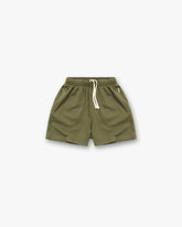 Initial Mesh Shorts - Army Green