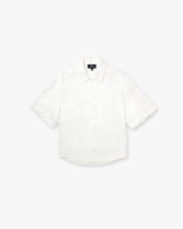 Initial Short Sleeve Shirt - Flat White