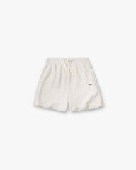 Micro Owners Club Mesh Shorts - Cream Marl