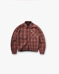 Bonded Reversible Check Shirt - Nero