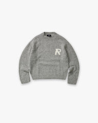 Logo Knit Sweater - Grey