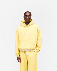 Initial Oversized Hoodie - Canary Yellow