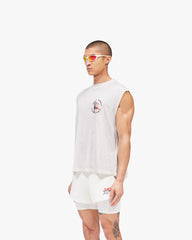 247 Torch Boxy Tank - Bleach Wash