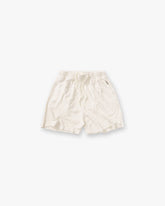 All Over Print Towel Short - Aged White