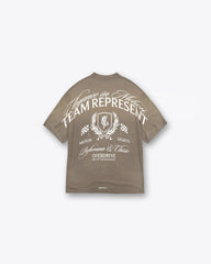 Crest T-Shirt - Dark Taupe