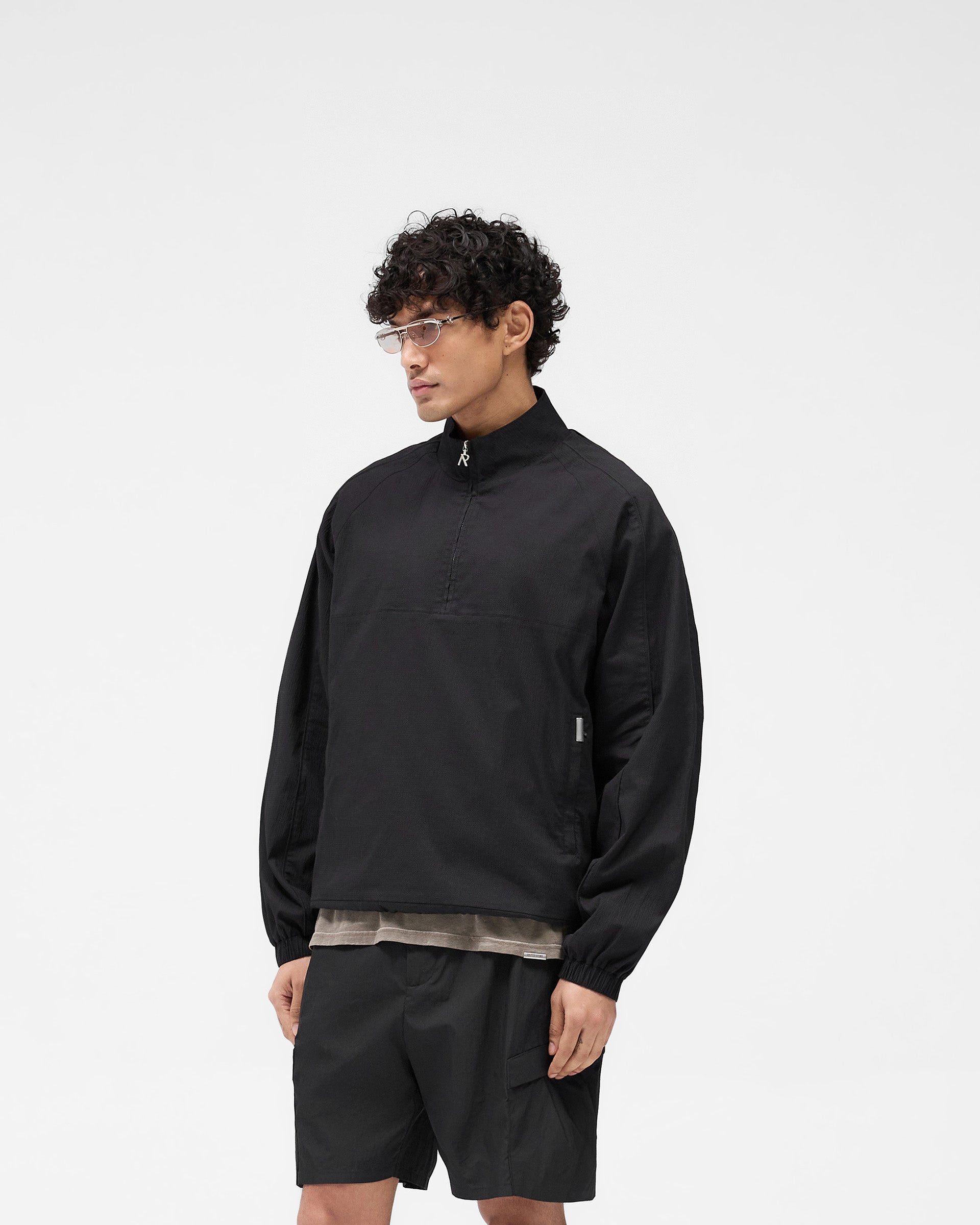 Quarter Zip Jacket - Black