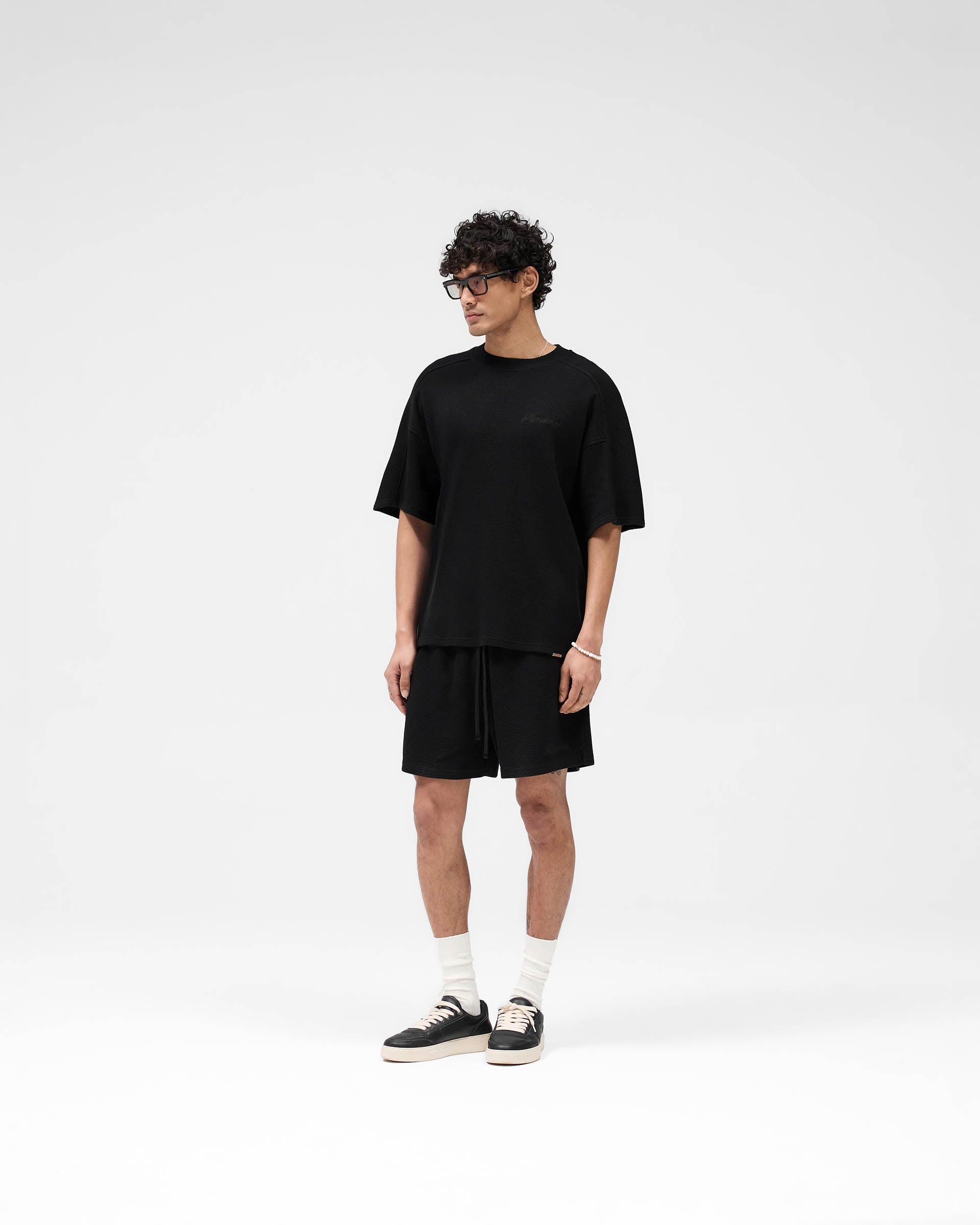 Waffle Shorts - Black