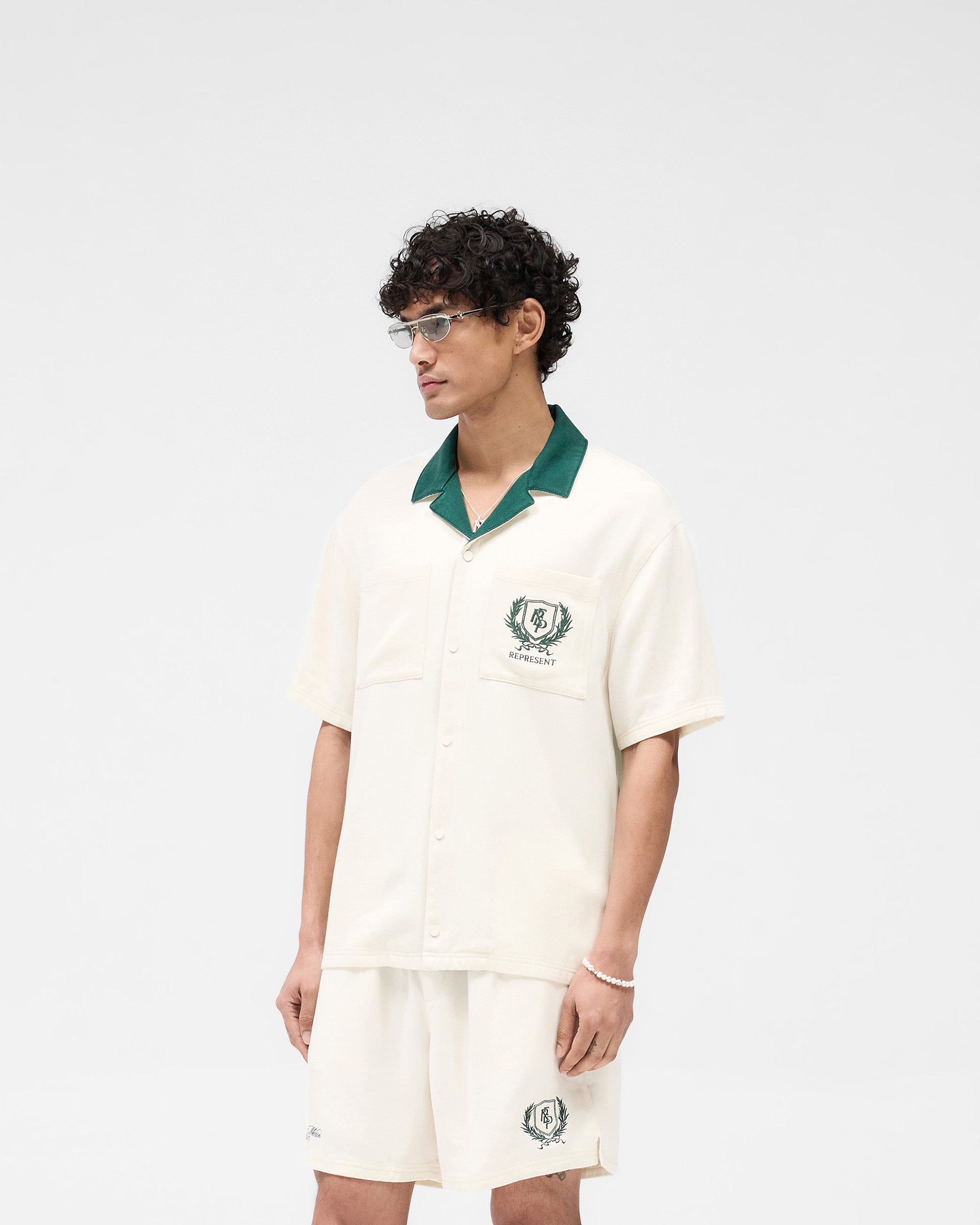Represent Crest Shirt - Antique White