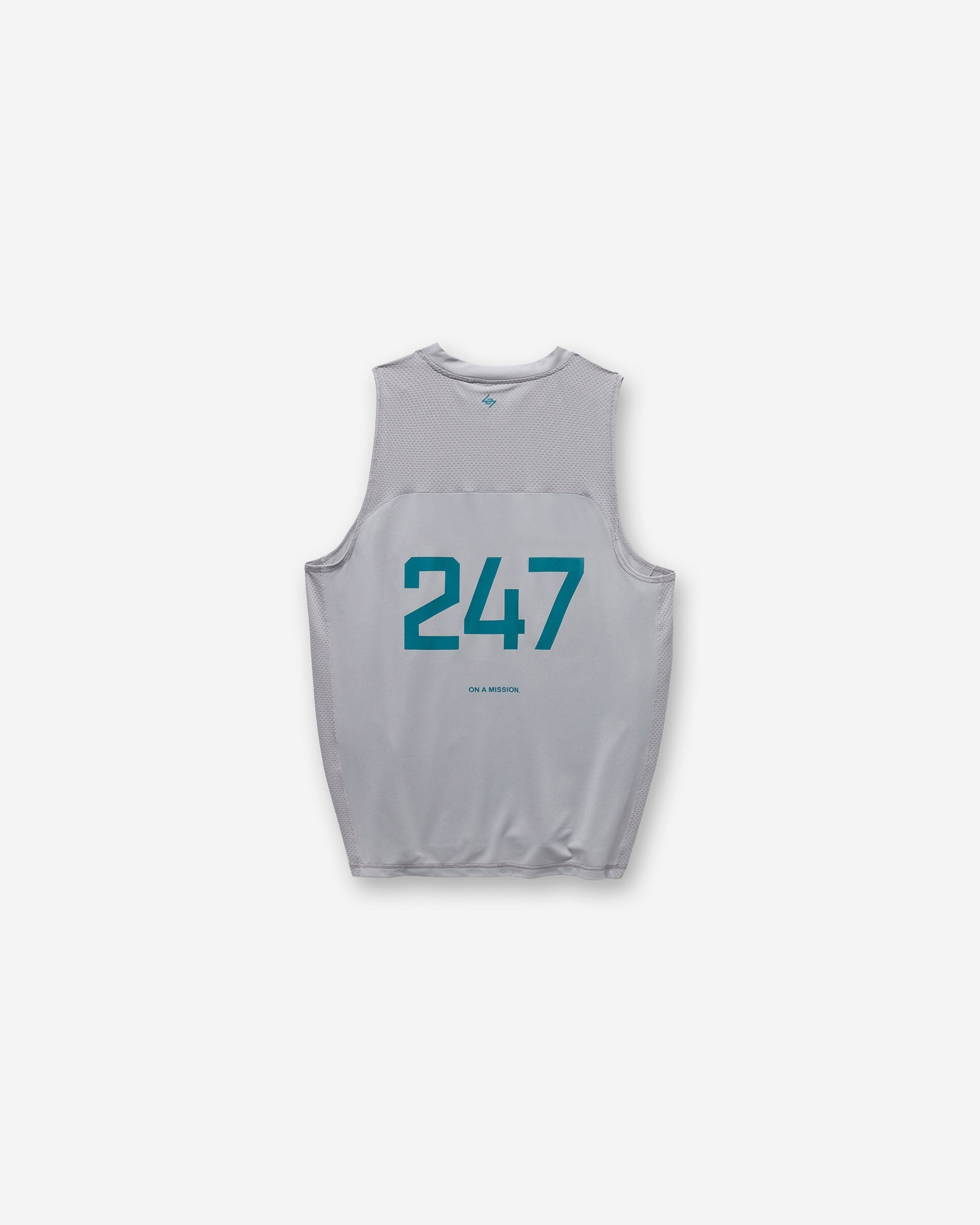 247 Numbers Vest - Graphite Grey