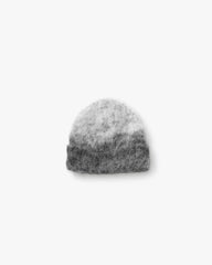 Ombre Knit Beanie - Light Grey