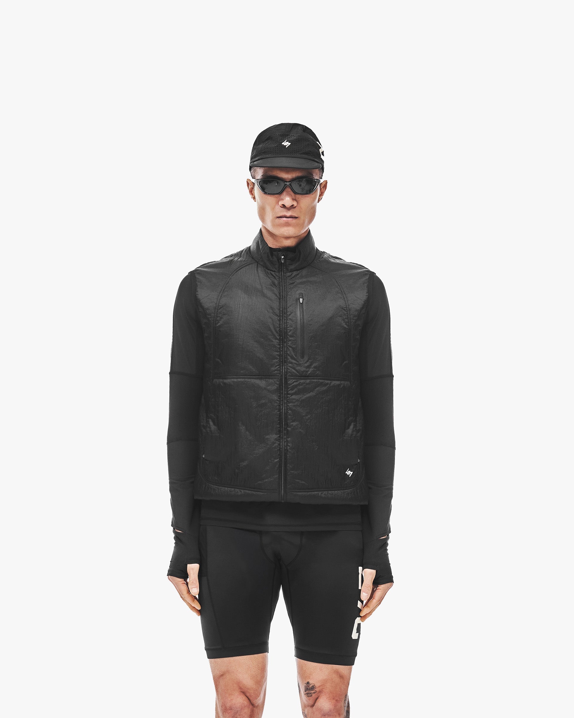 247 Run Gilet - Jet Black