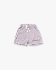 Initial Waffle Shorts- Mist