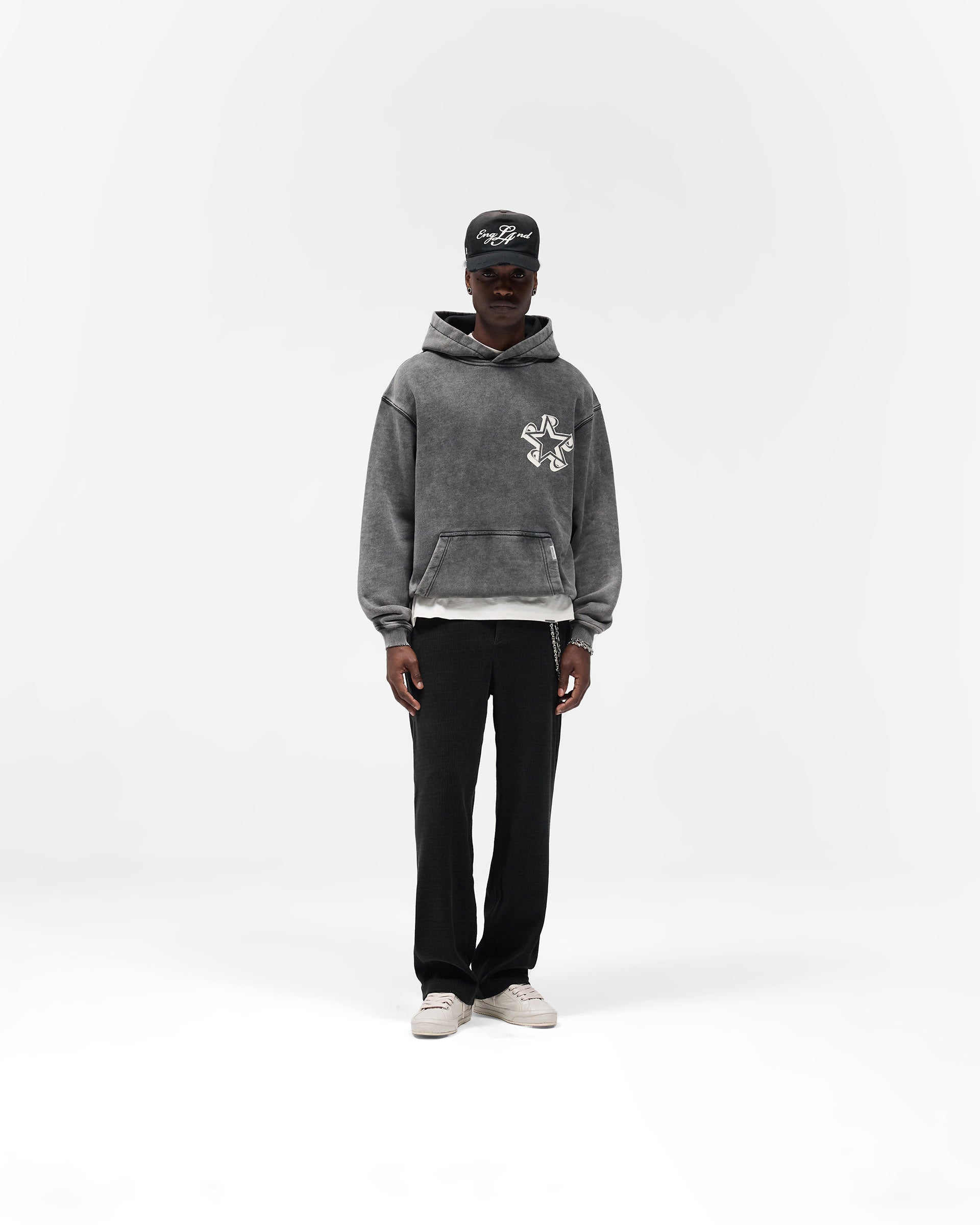 Ribbed Hybrid Pant - Washed Black