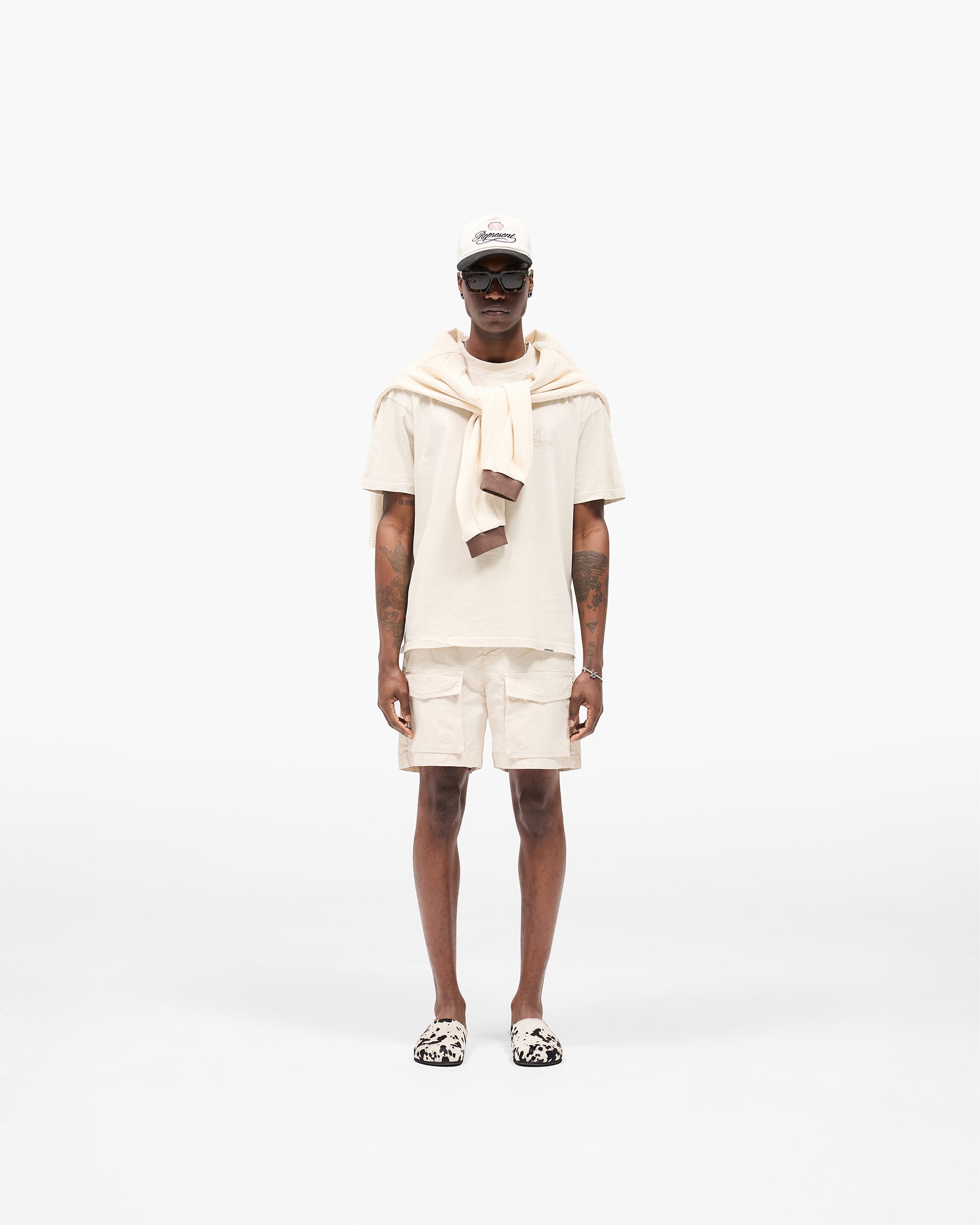 Front Pocket Cargo Short - Champagne