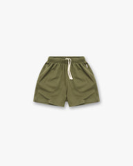 Initial Mesh Shorts - Army Green
