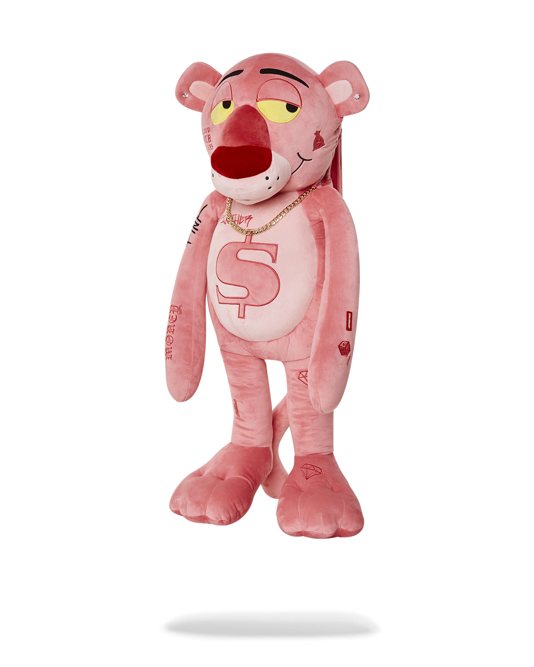 PINK PANTHER UP TO NO GOOD TEDDY BEAR BACKPACK