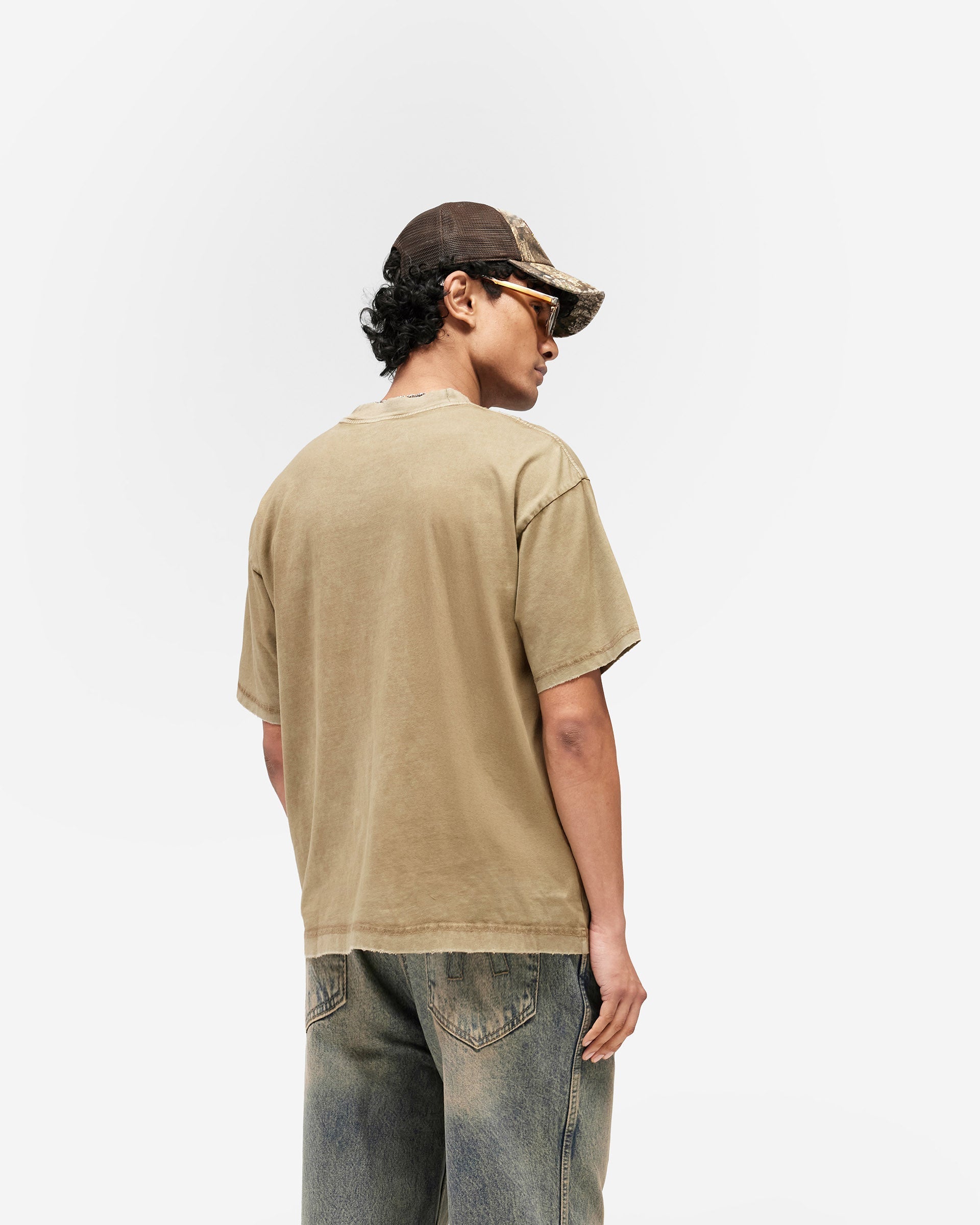 Embellished Represent T-Shirt - Vintage Khaki