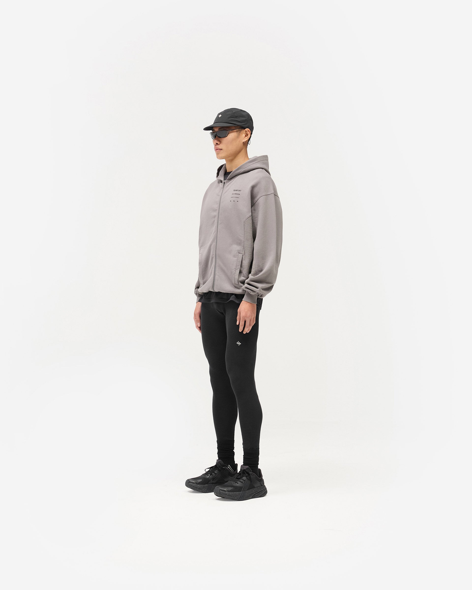 247 Uprising Zip Hoodie - Steel