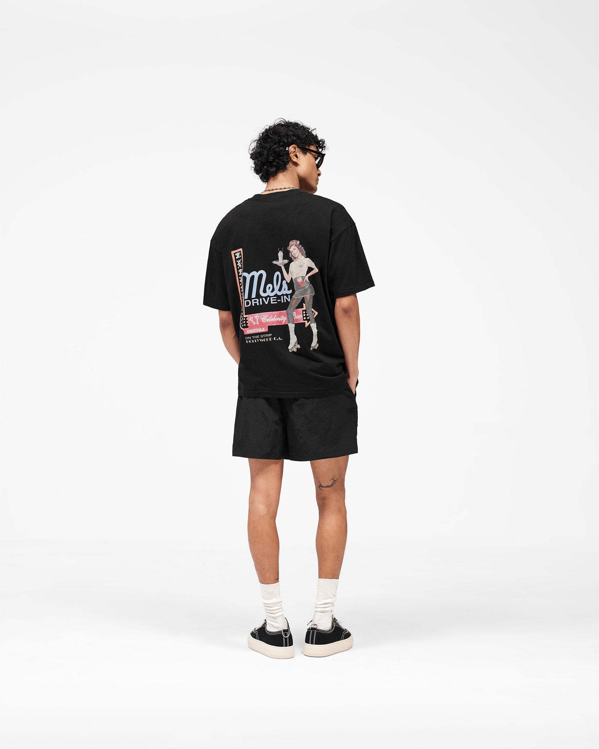 Represent x Mels Diner T-Shirt - Jet Black