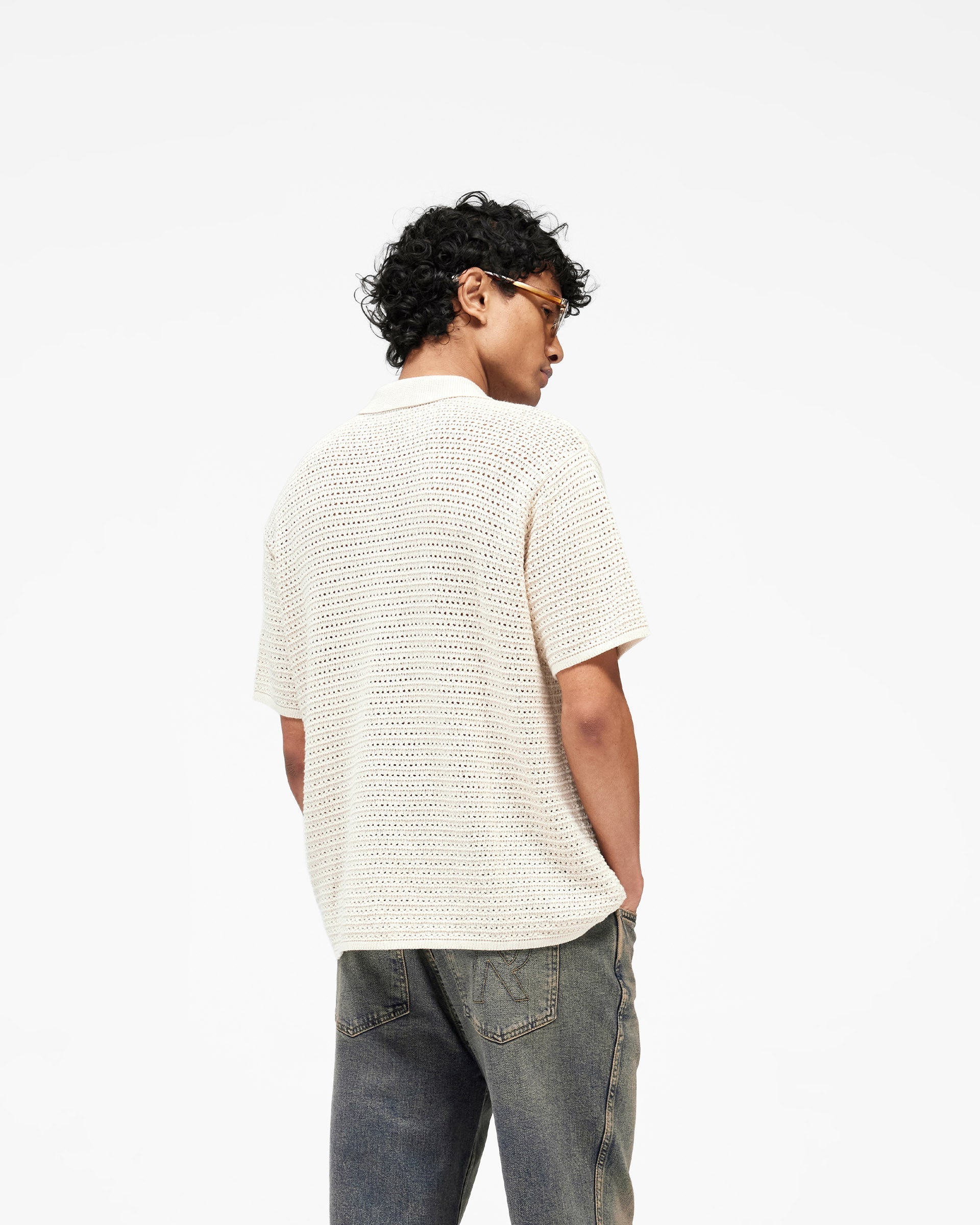 Pico Knit Shirt - Ecru