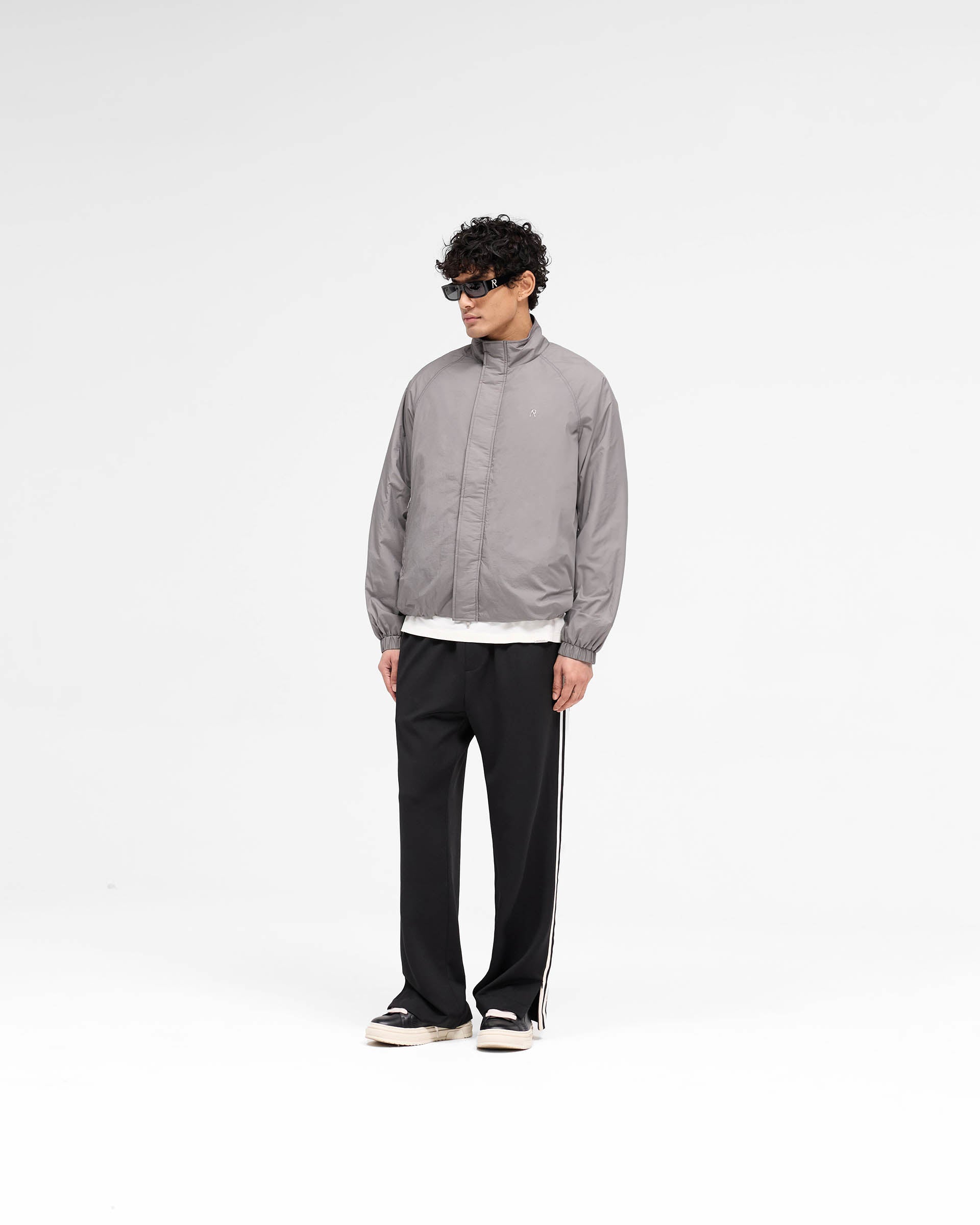 Funnel Neck Jacket - Stone
