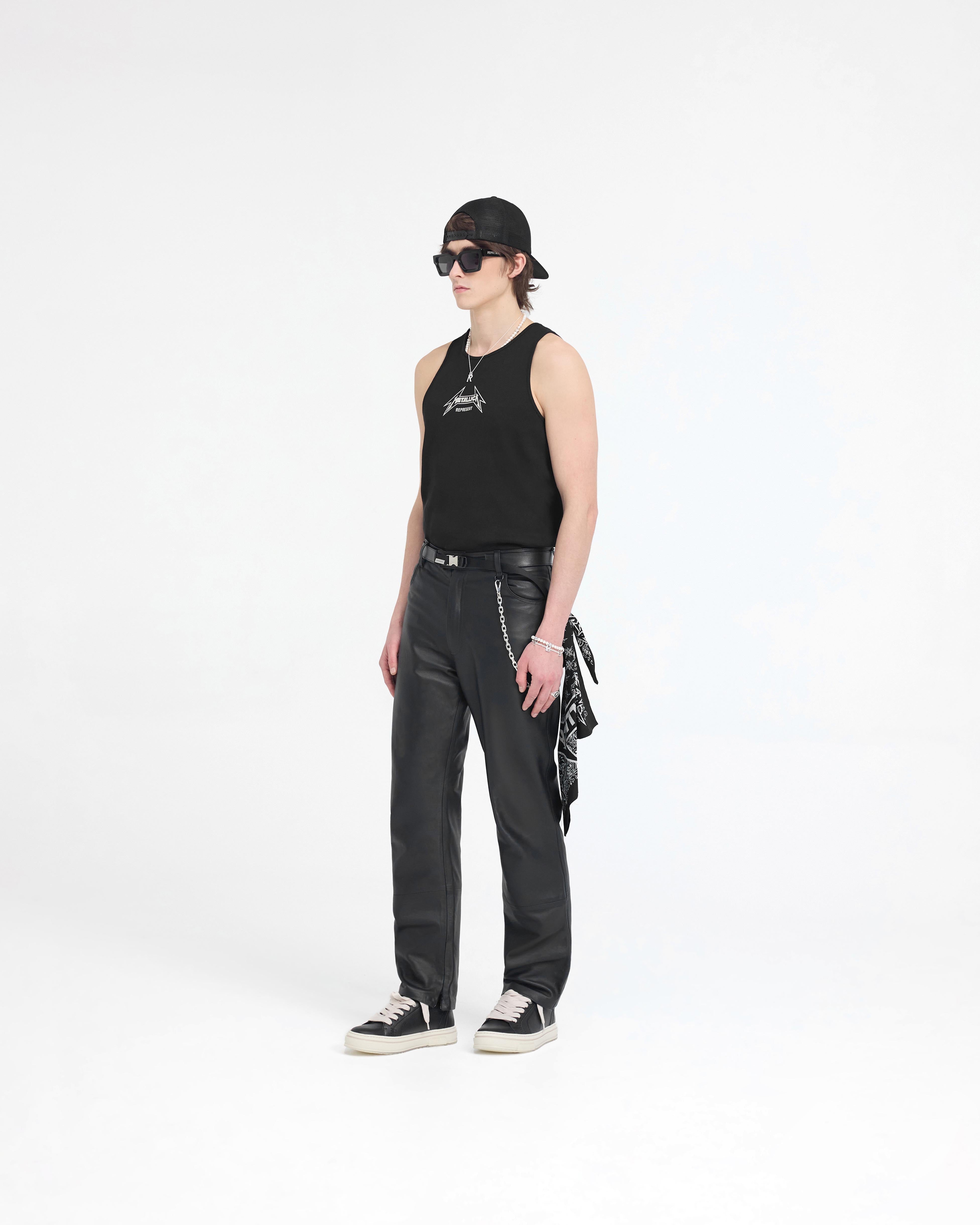 Represent X Metallica Local Crew Vest - Jet Black