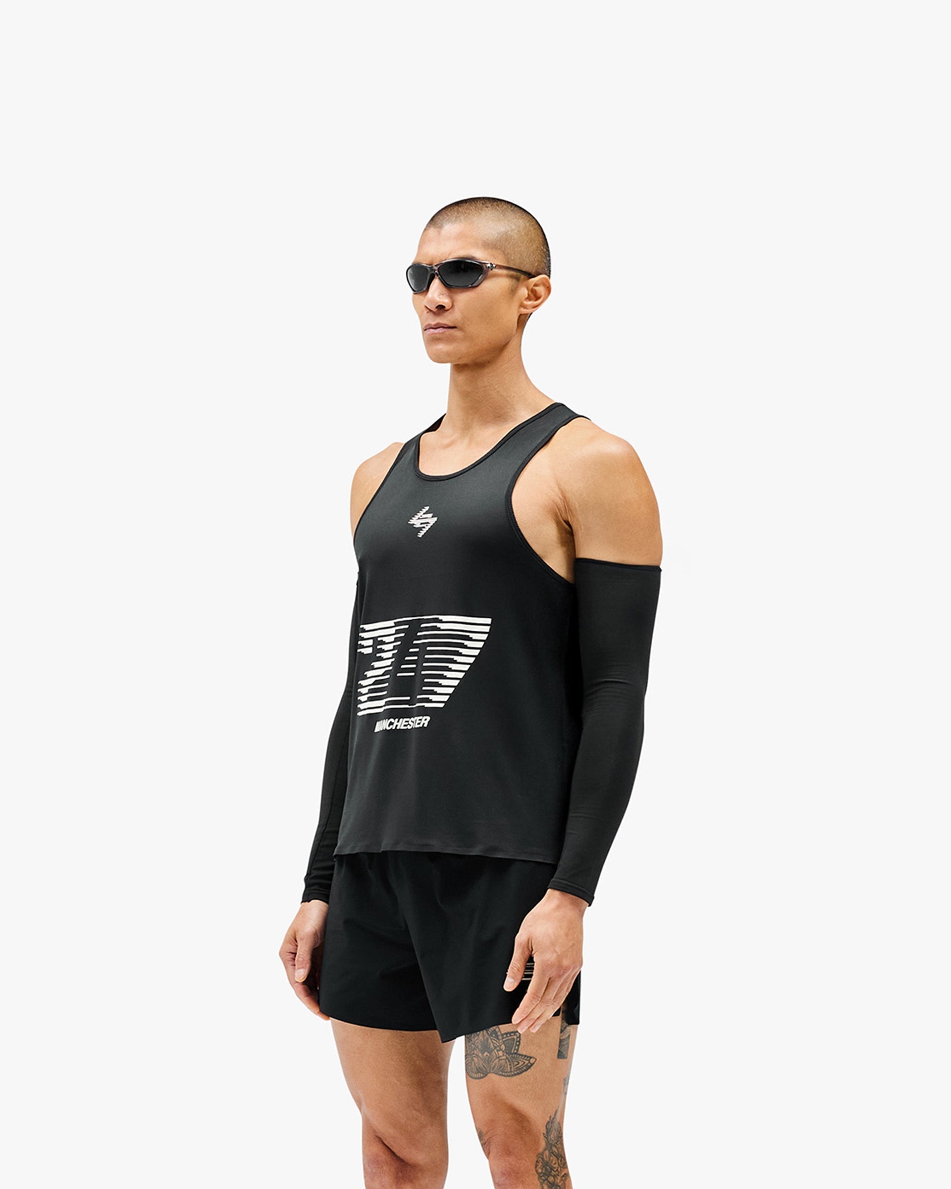 247 Manchester Singlet - Black