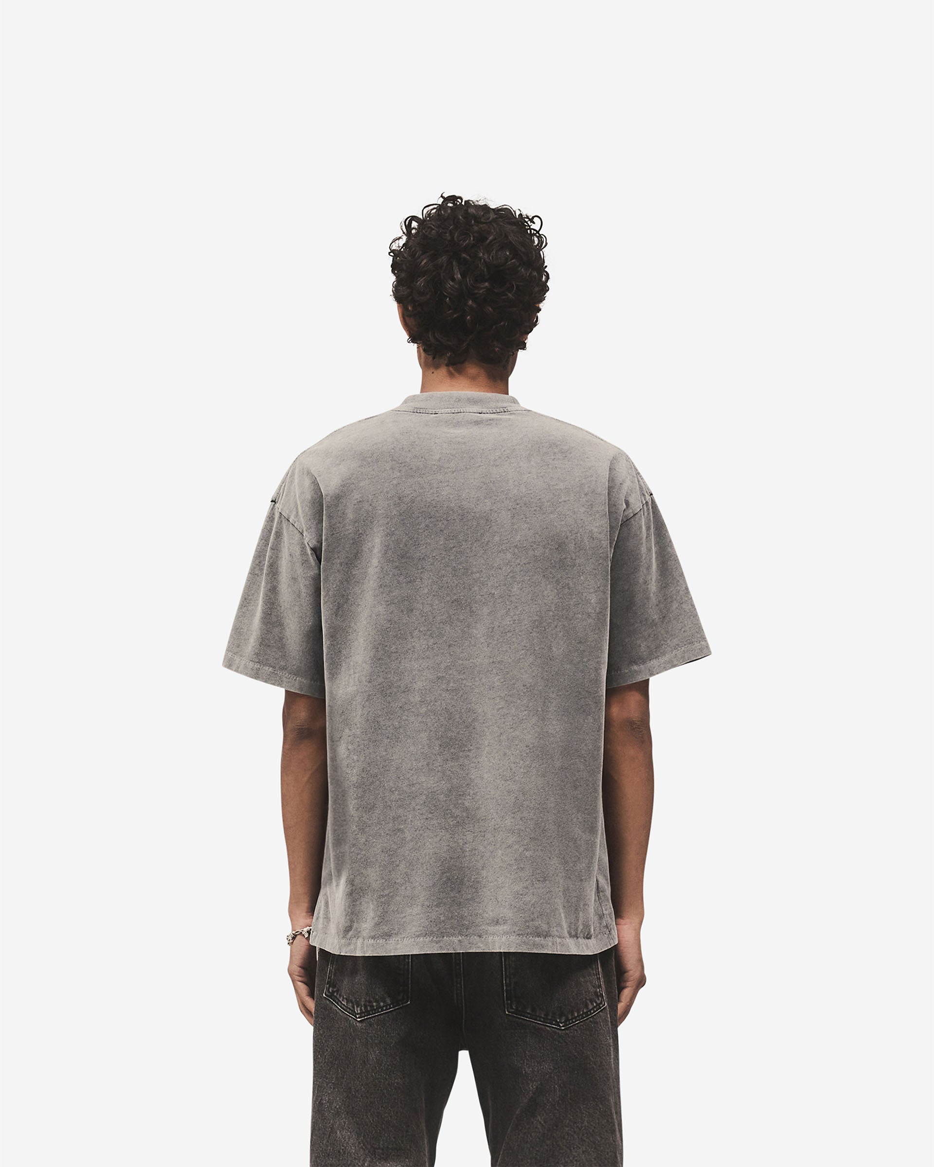 Script Logo T-Shirt - Vintage Grey