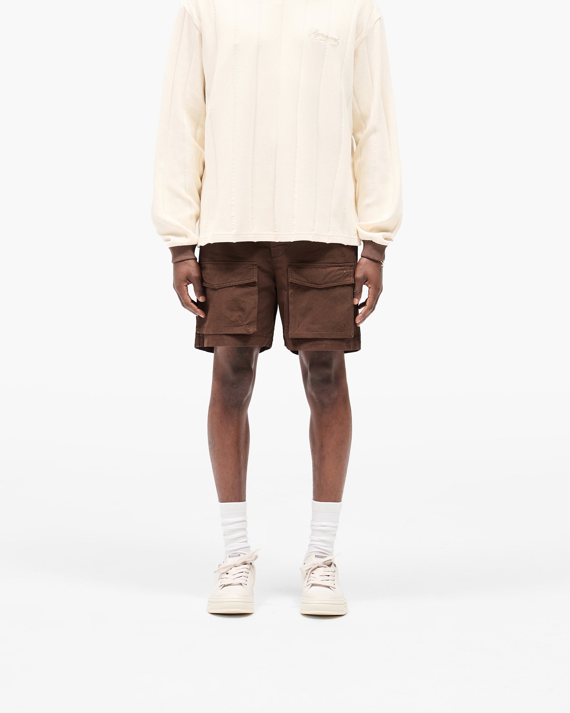 Front Pocket Cargo Short - Tobacco