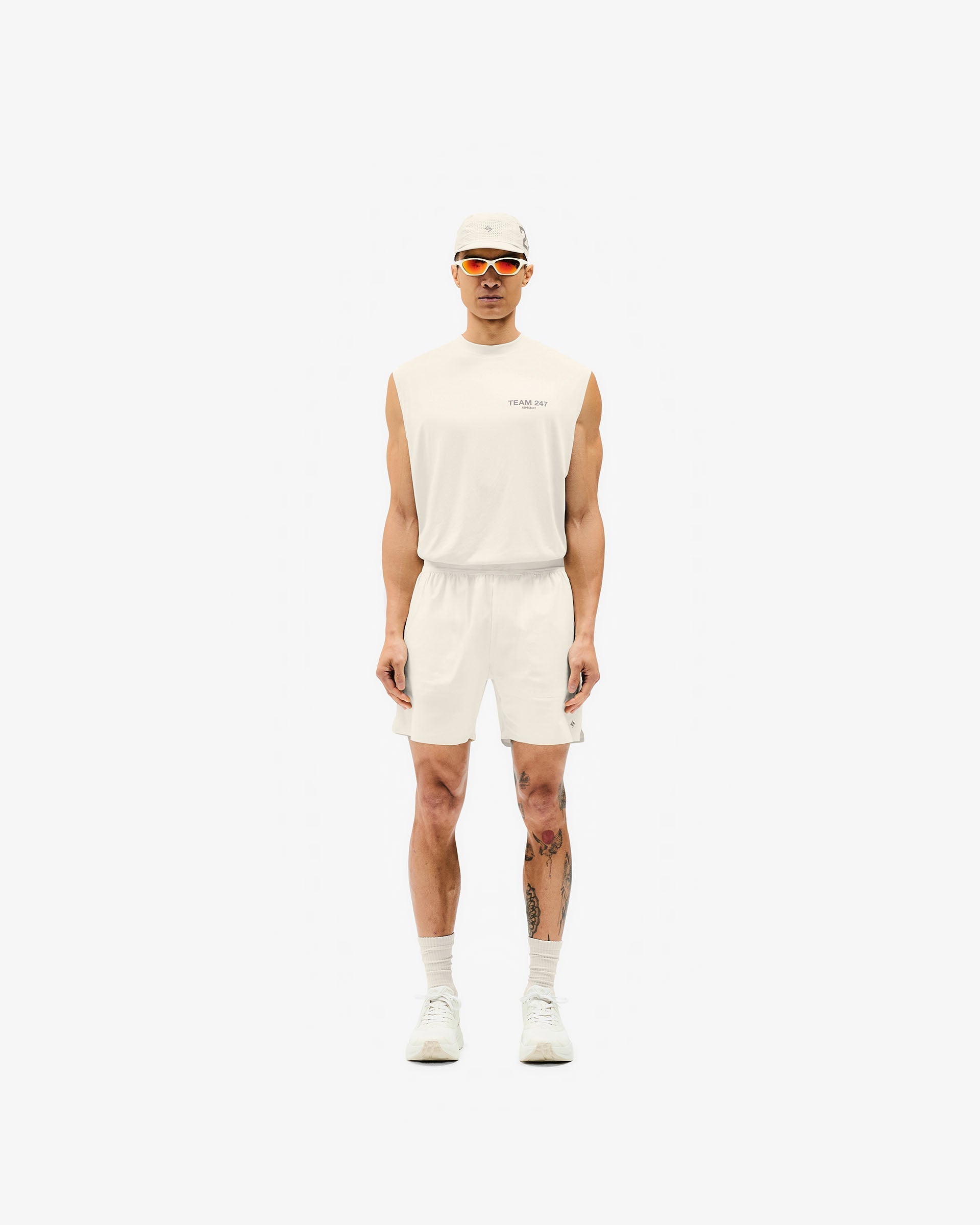 Team 247 Fused Shorts - Cream
