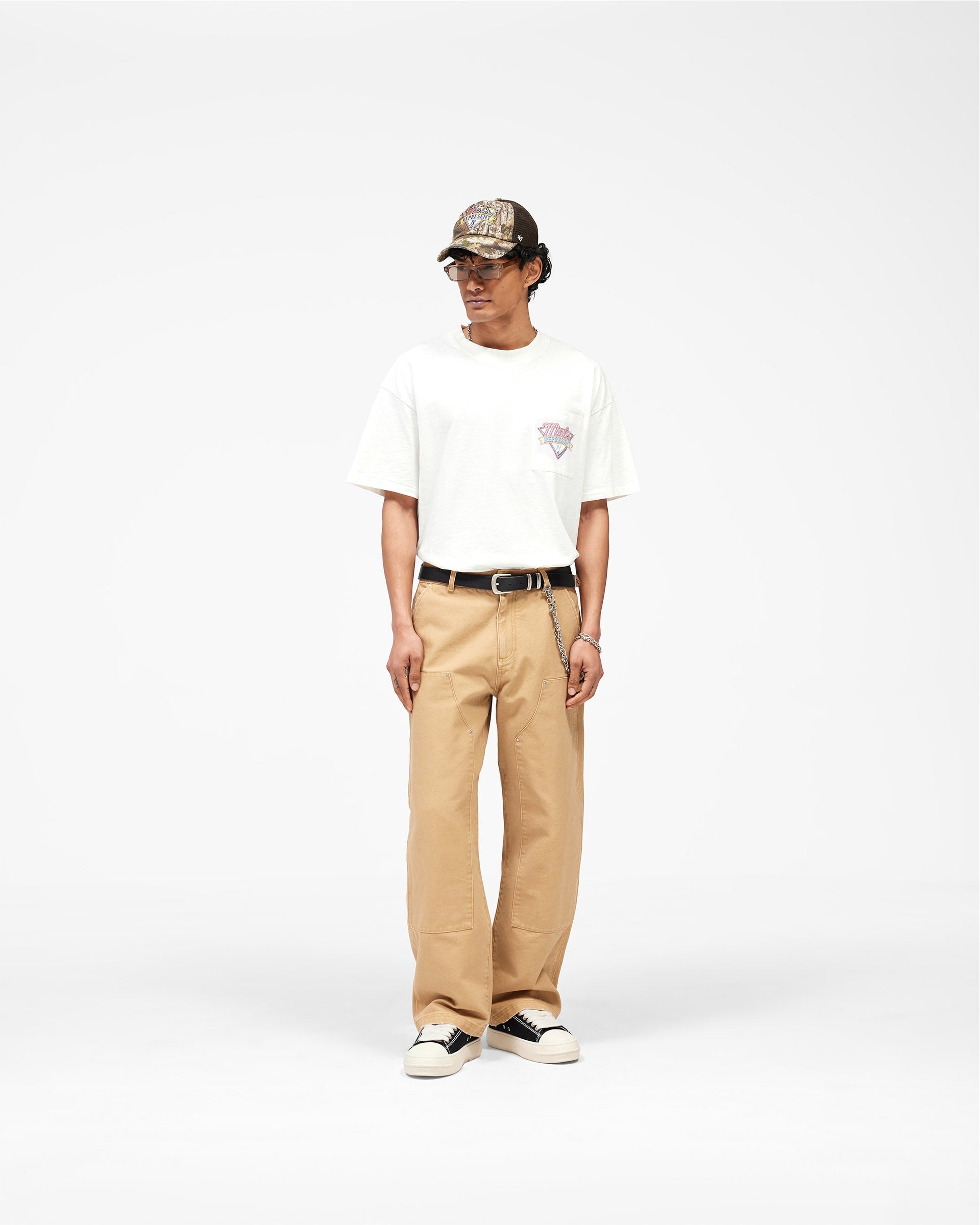Represent x Mels Diner T-Shirt - Flat White