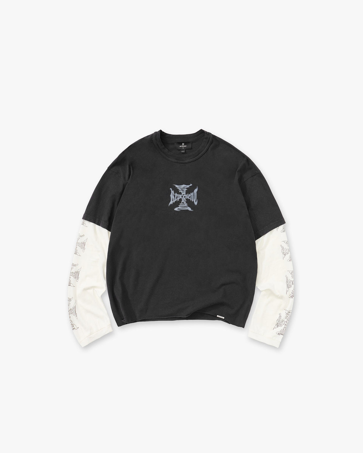 MH Stack Long Sleeve T-Shirt - Faded Black