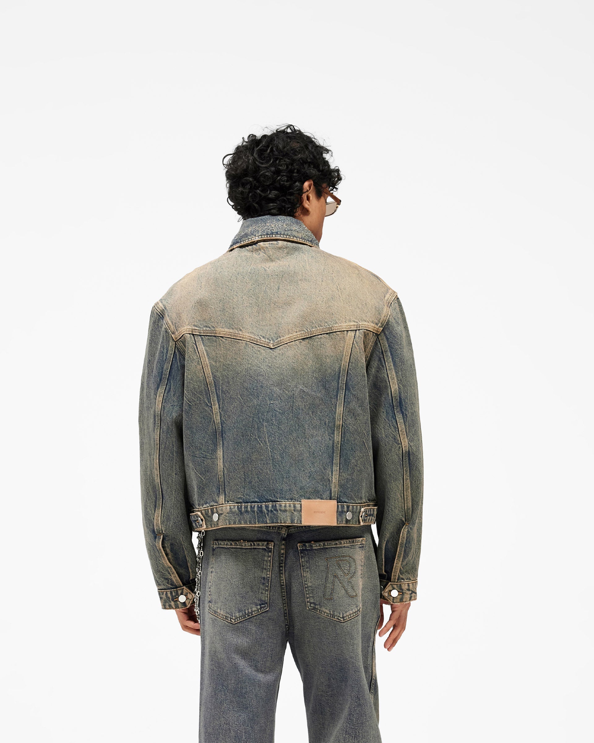 Denim Trucker - Blue Cream