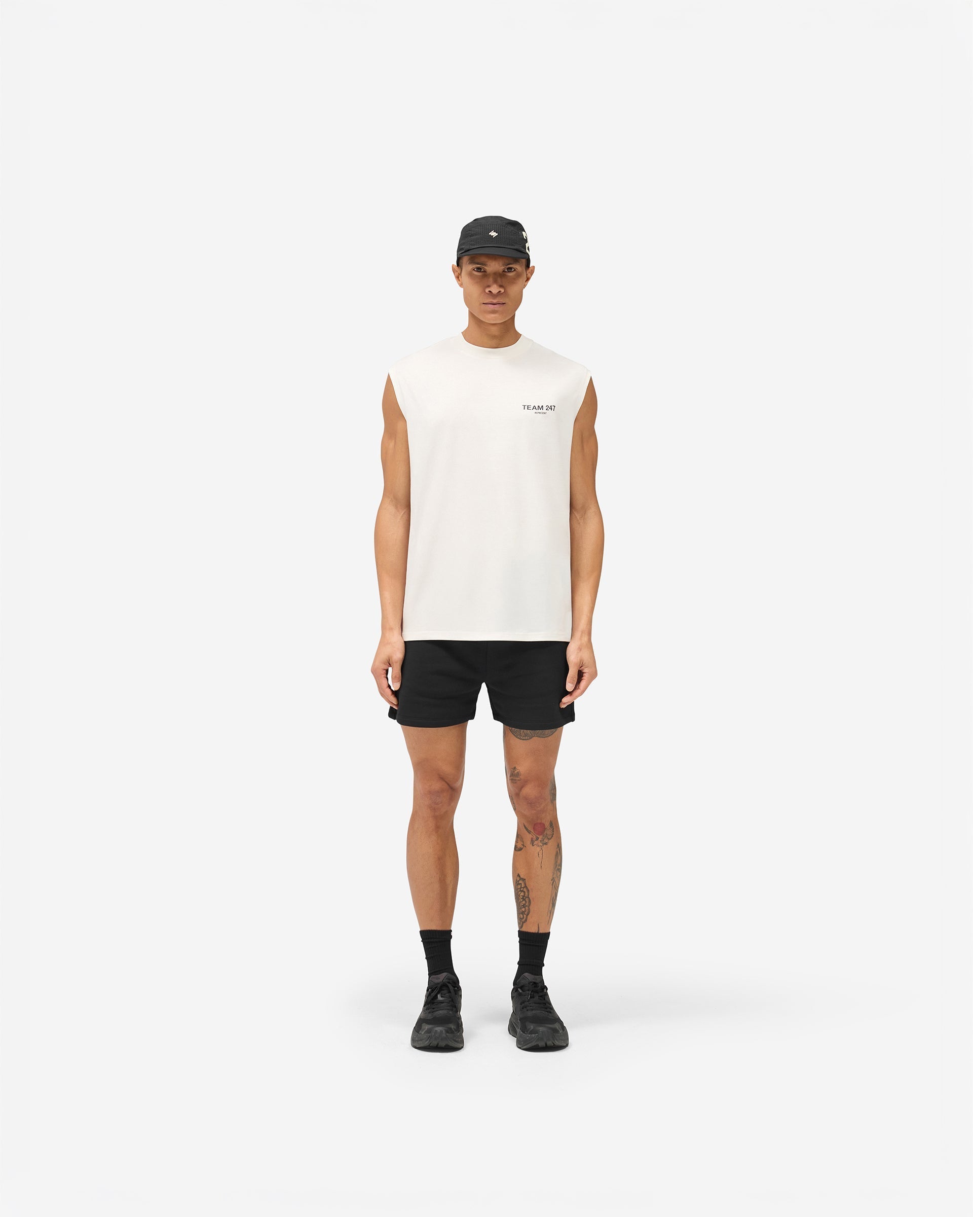 Team 247 Oversized Tank - Flat White