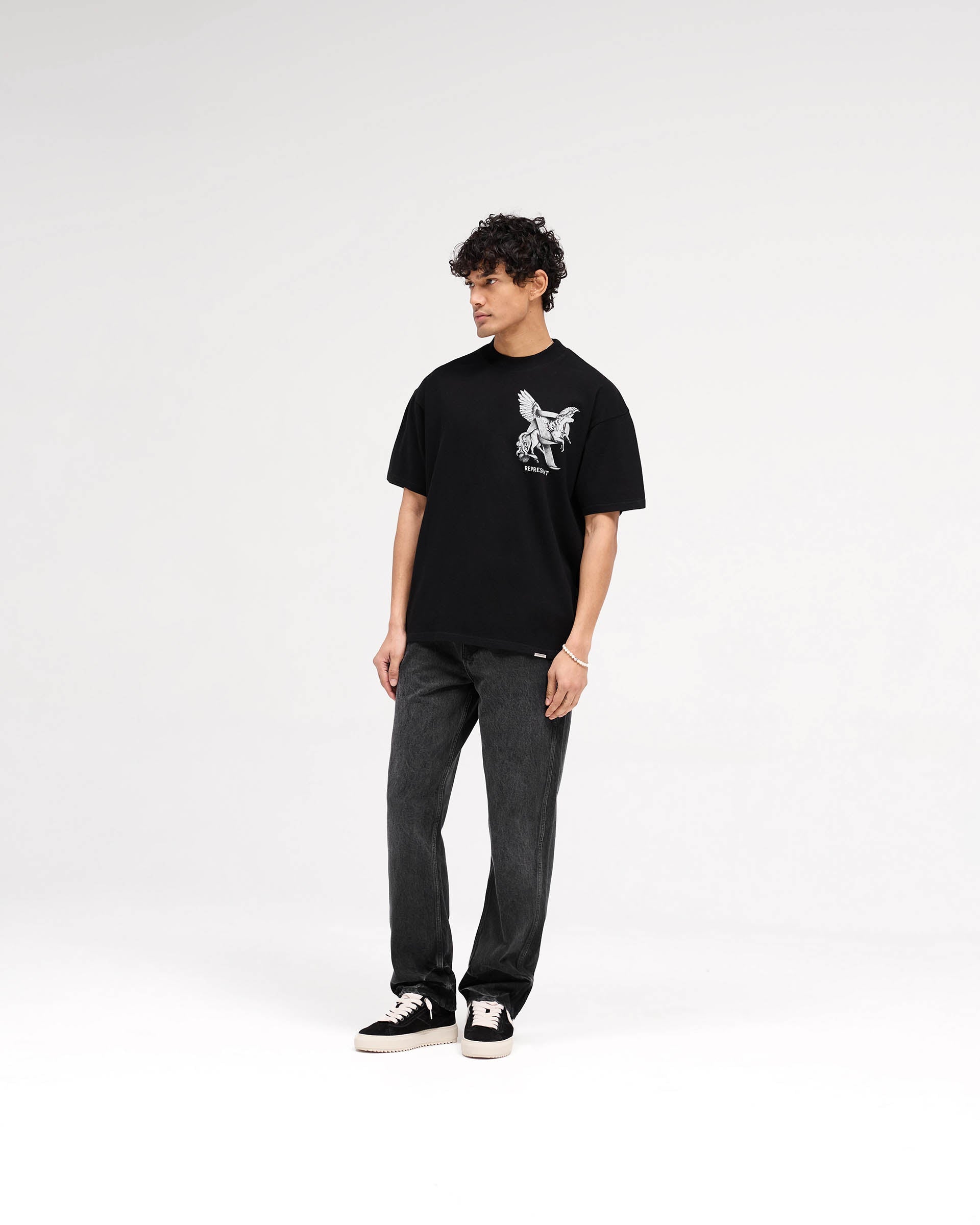 Elegance In Motion T-Shirt - Jet Black