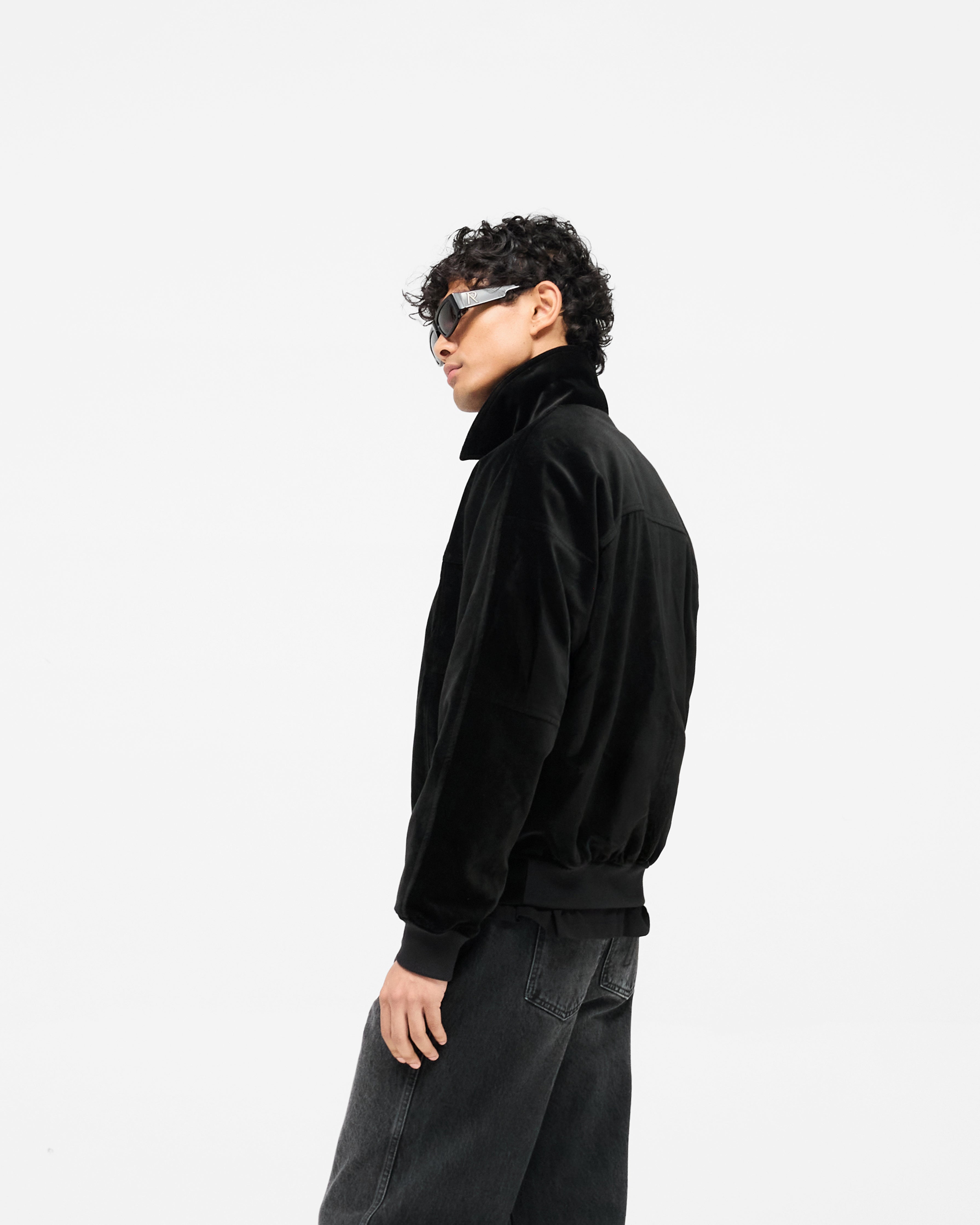 Bordeaux Brushed Jacket - Black
