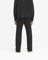 Stepped Hem Pant - Black