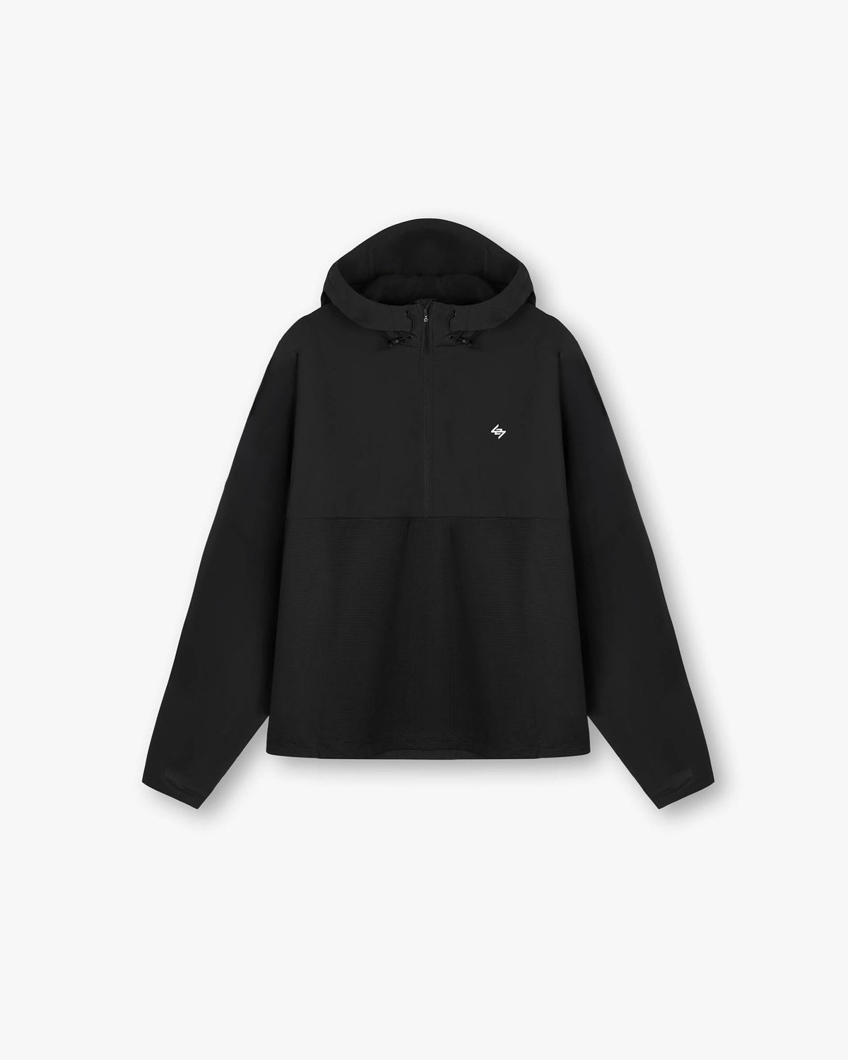 247 Hooded Quarter Zip - Black