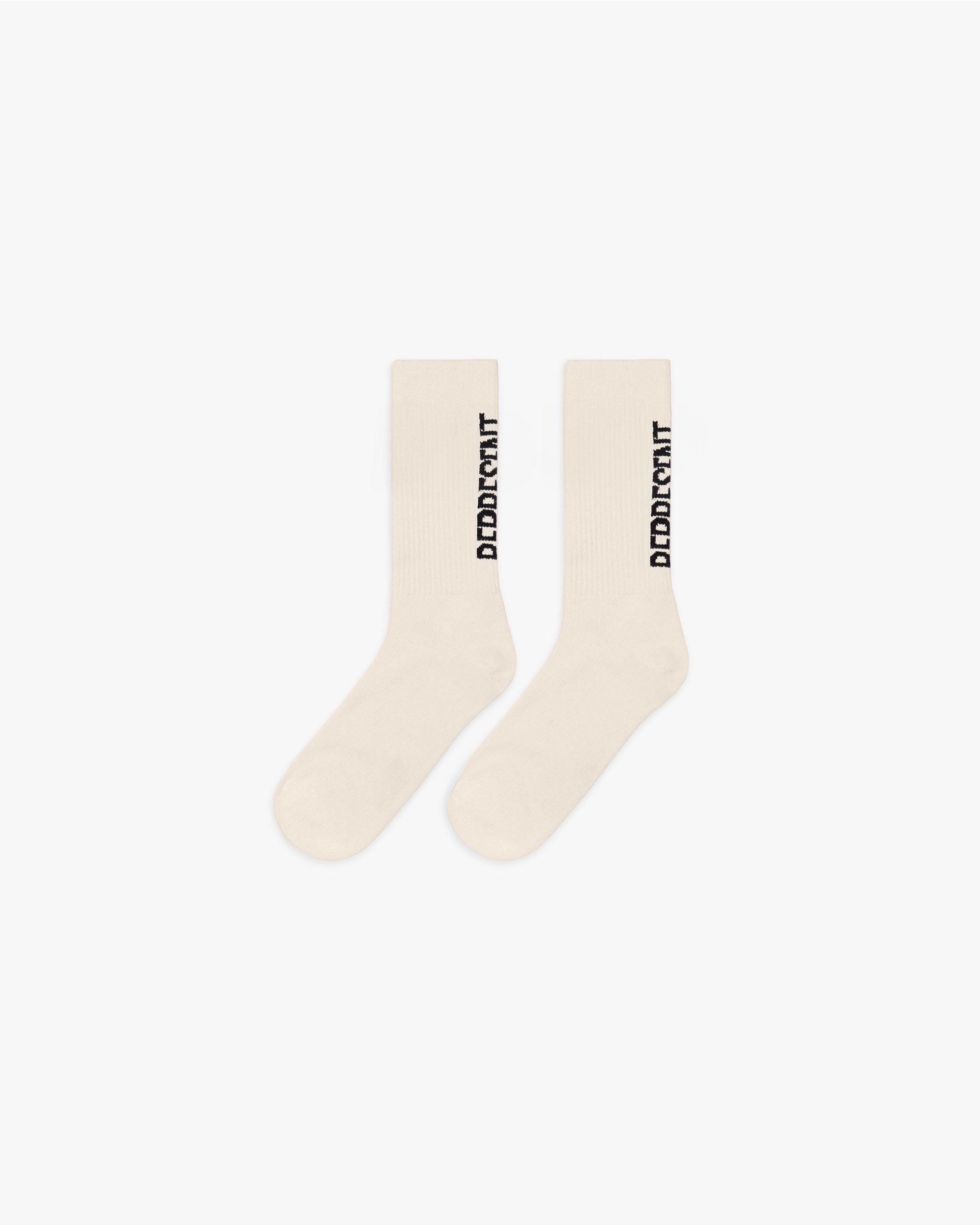 Represent Logo Socks - Antique White