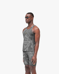 247 London Singlet - Vintage Grey