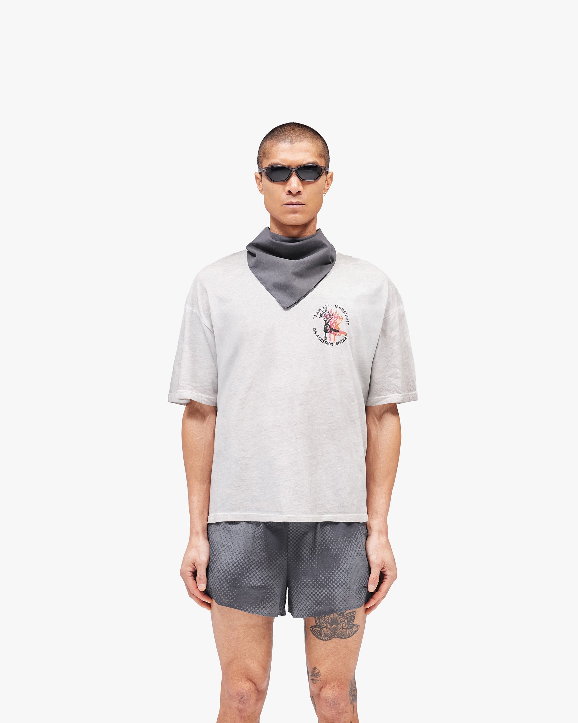 247 Torch Boxy T-Shirt - Bleach Wash