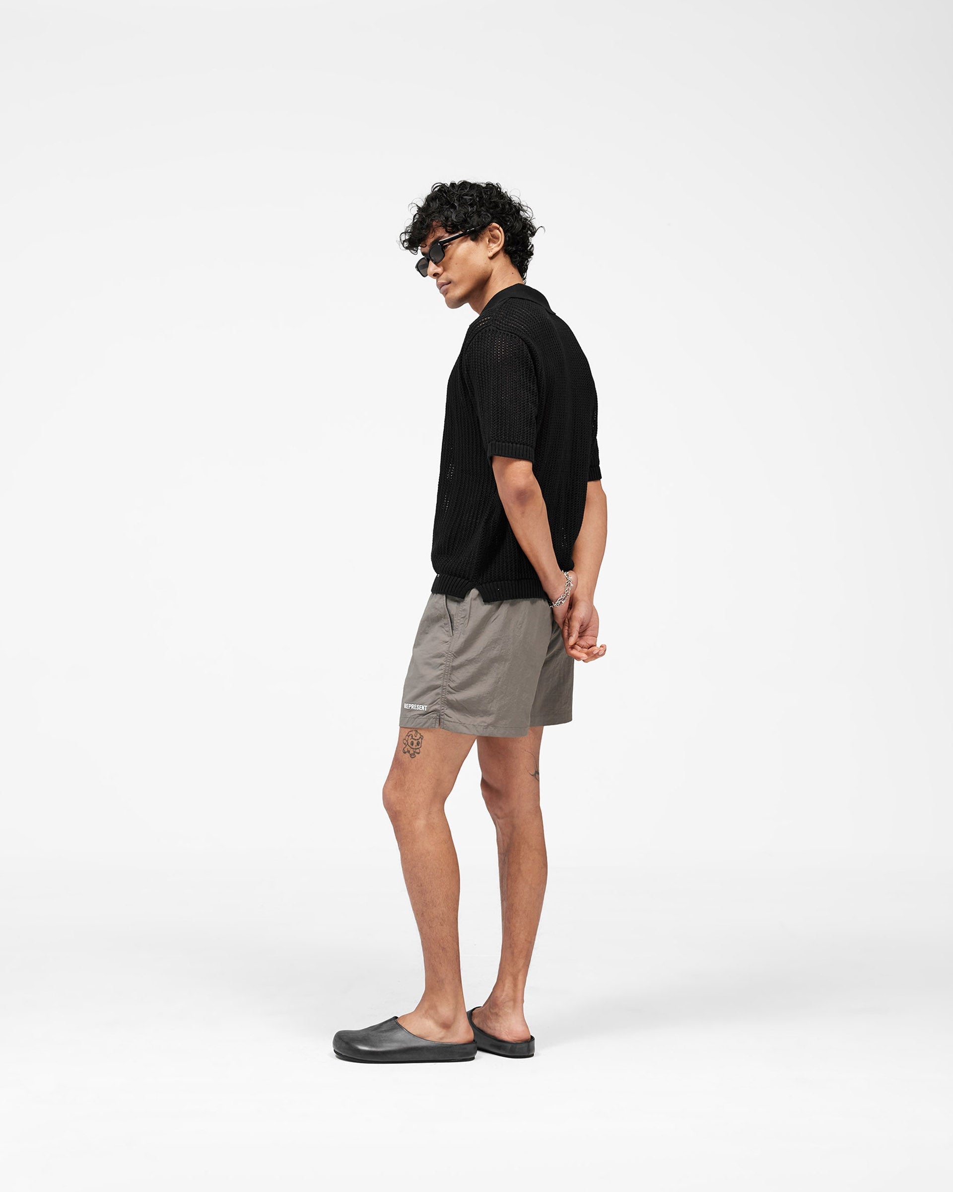 Beverly Knit Polo - Jet Black