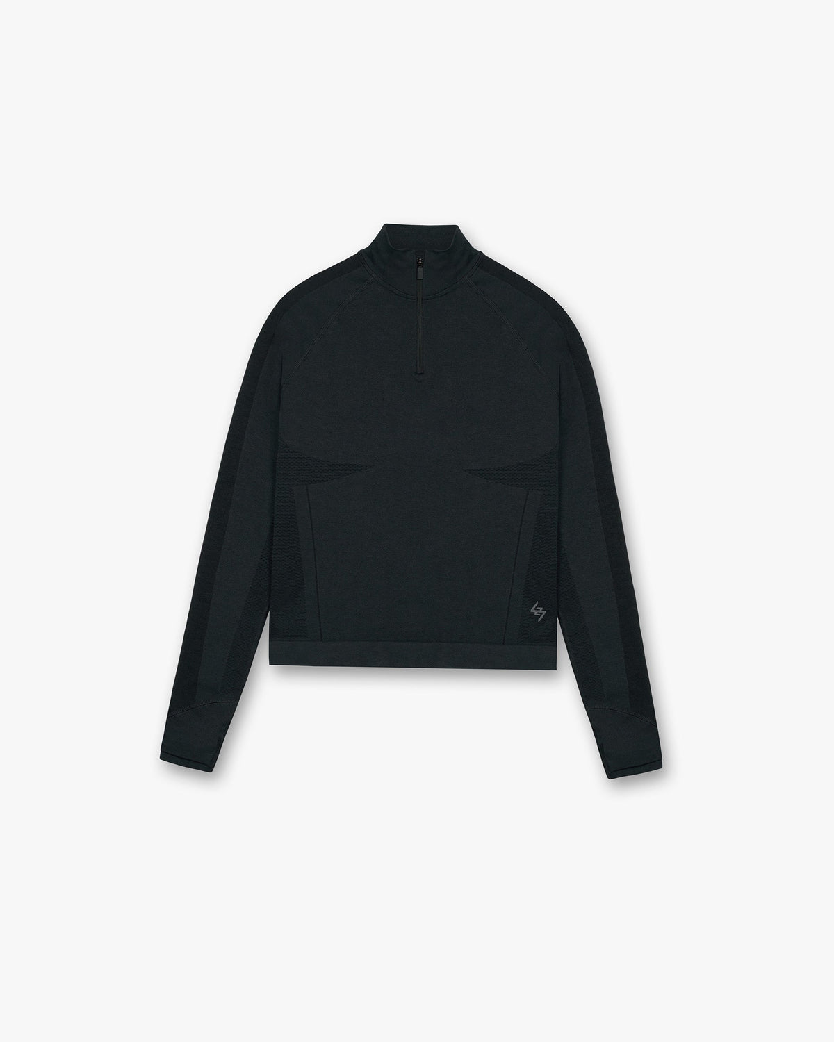 247 Sculpt Seamless Quarter Zip Jacket - Black