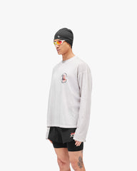 247 Torch Boxy Long Sleeve T-Shirt - Bleach Wash