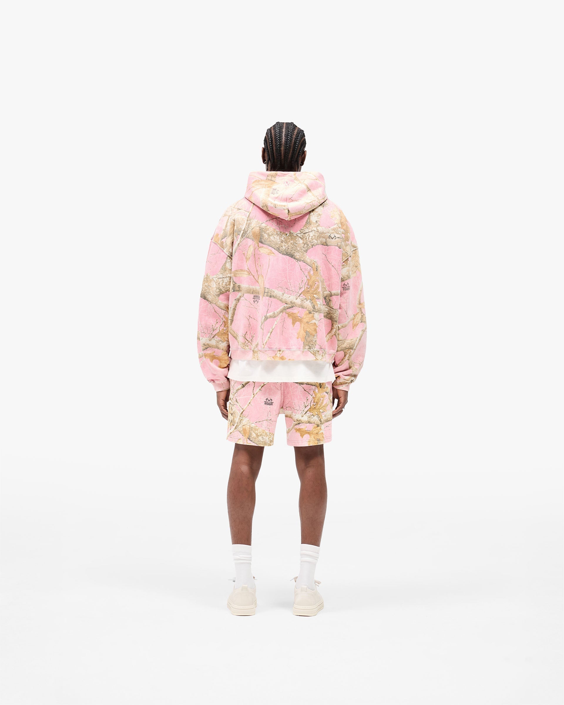 Realtree® Boxy Hoodie - Washed Pink Camo