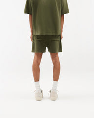 Initial Mesh Shorts - Army Green