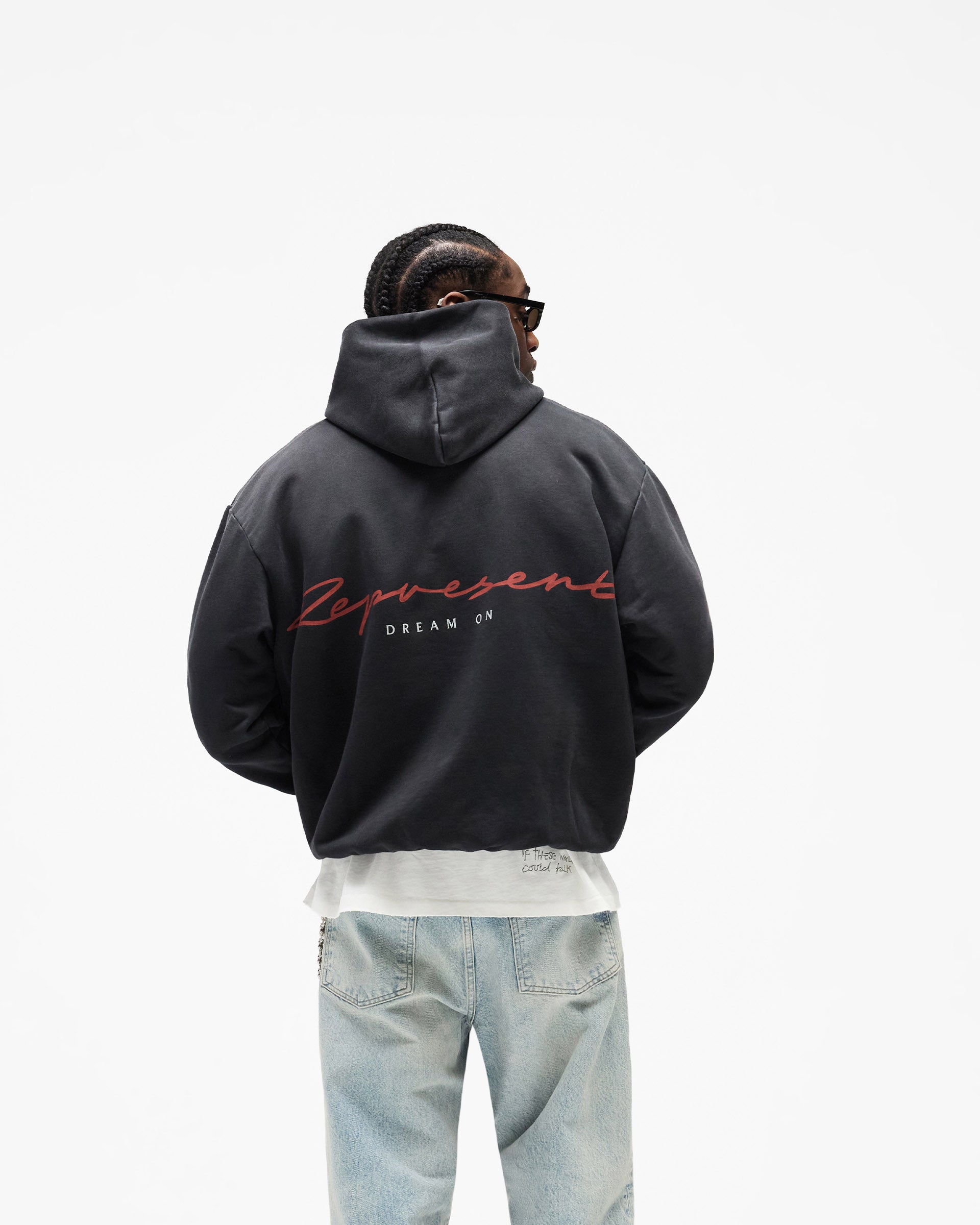 Chrome Flight Hoodie - Stained Black