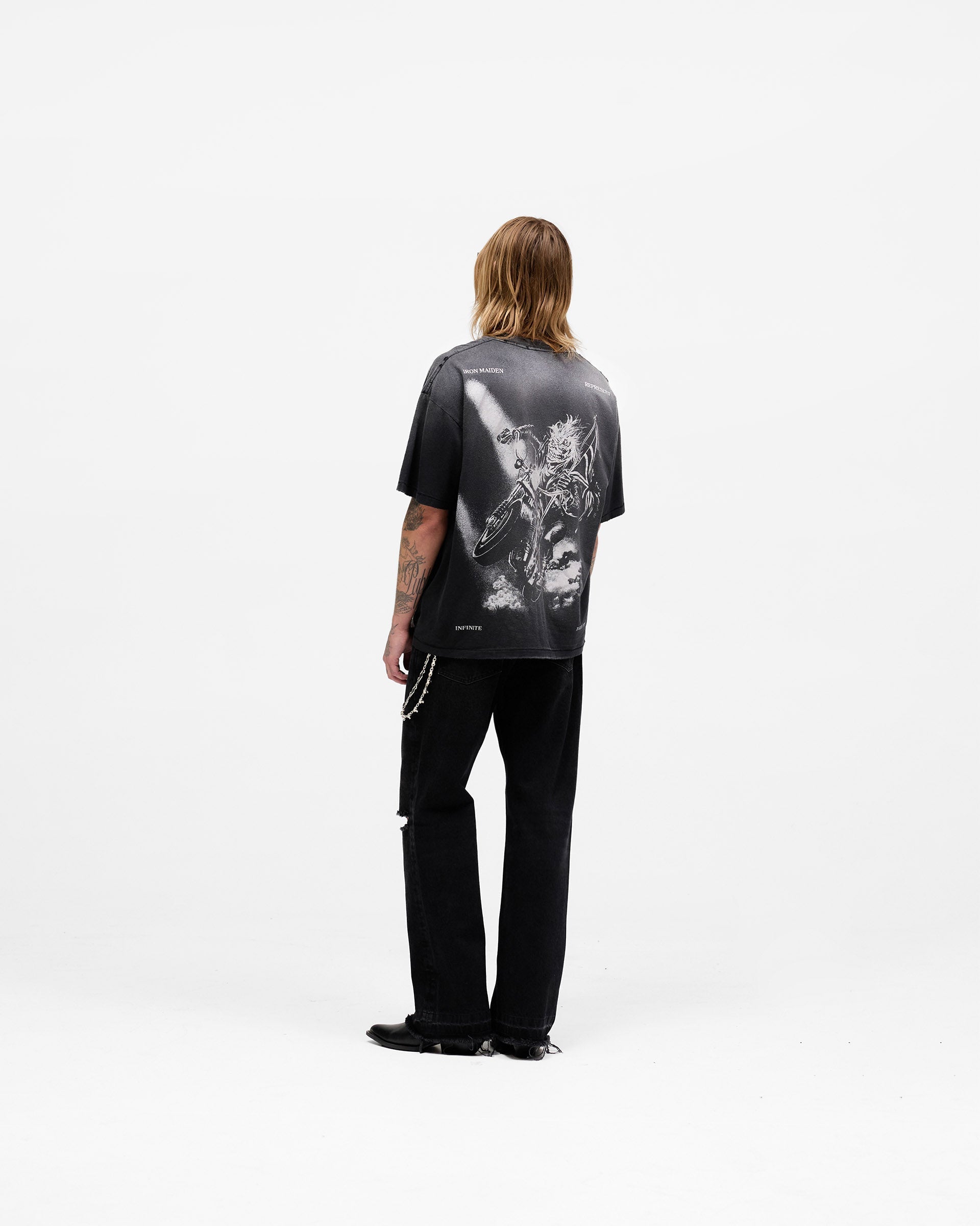 Represent X Iron Maiden Infinite Dreams T-Shirt - Aged Black