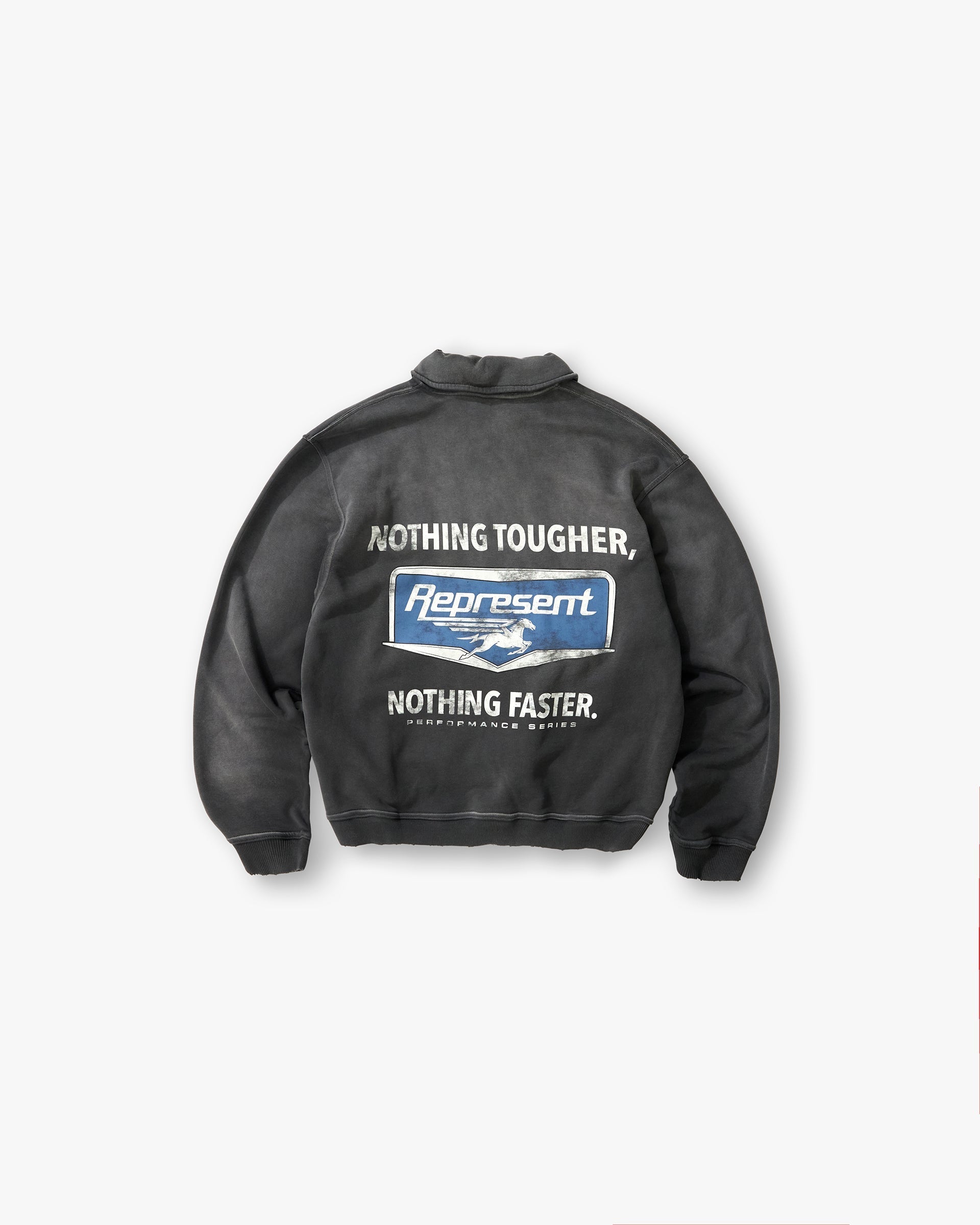 Nothing Faster Quarter Zip Sweatshirt - Stained Black