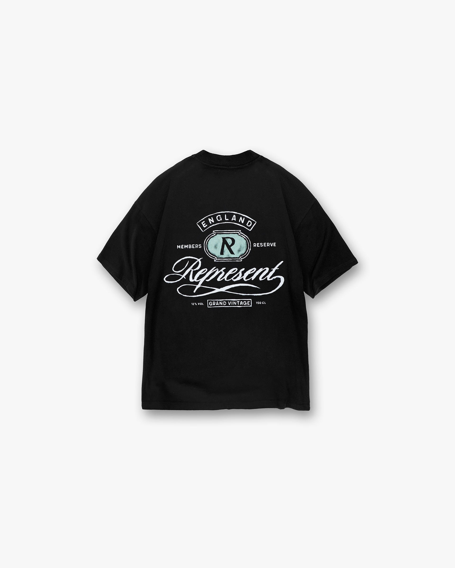 Grand Vintage Hand Drawn T-Shirt - Jet Black